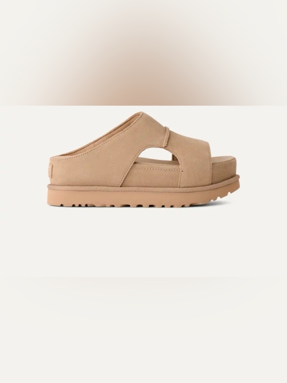 Goldenstar Hi Cutout Slide size 7 sand